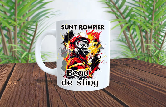 Cana sunt pompier beau de sting - Tete Print