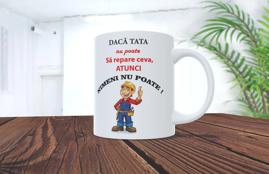Cana pentru tata priceput - Tete Print