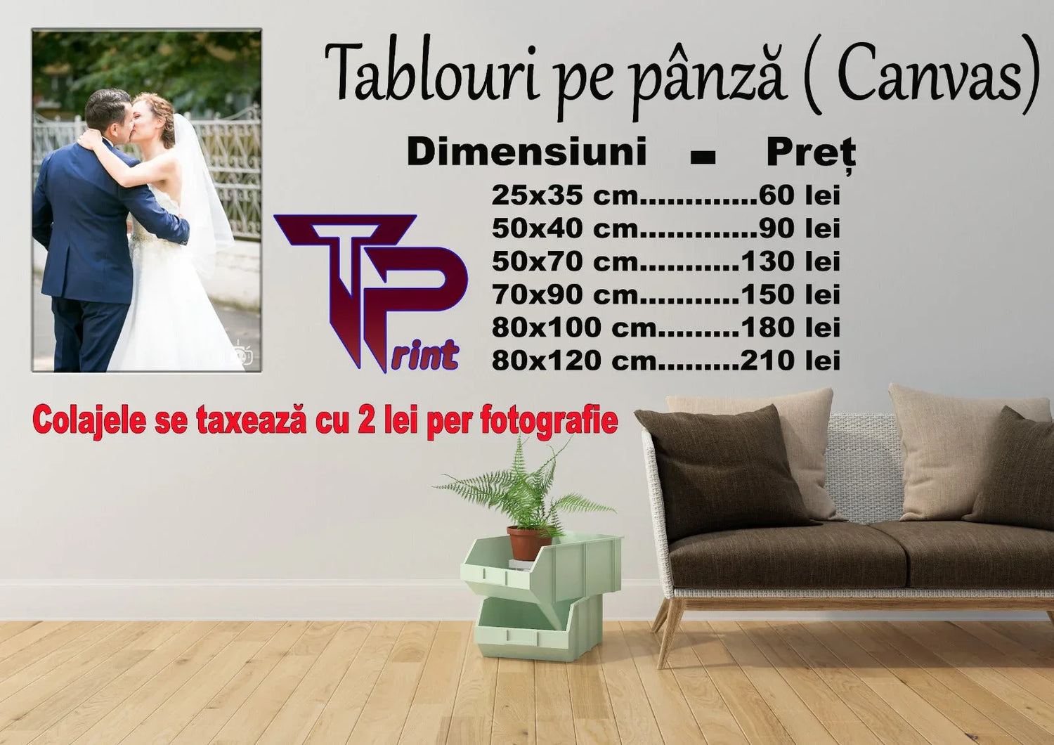 Tablouri canvas - Tete Print