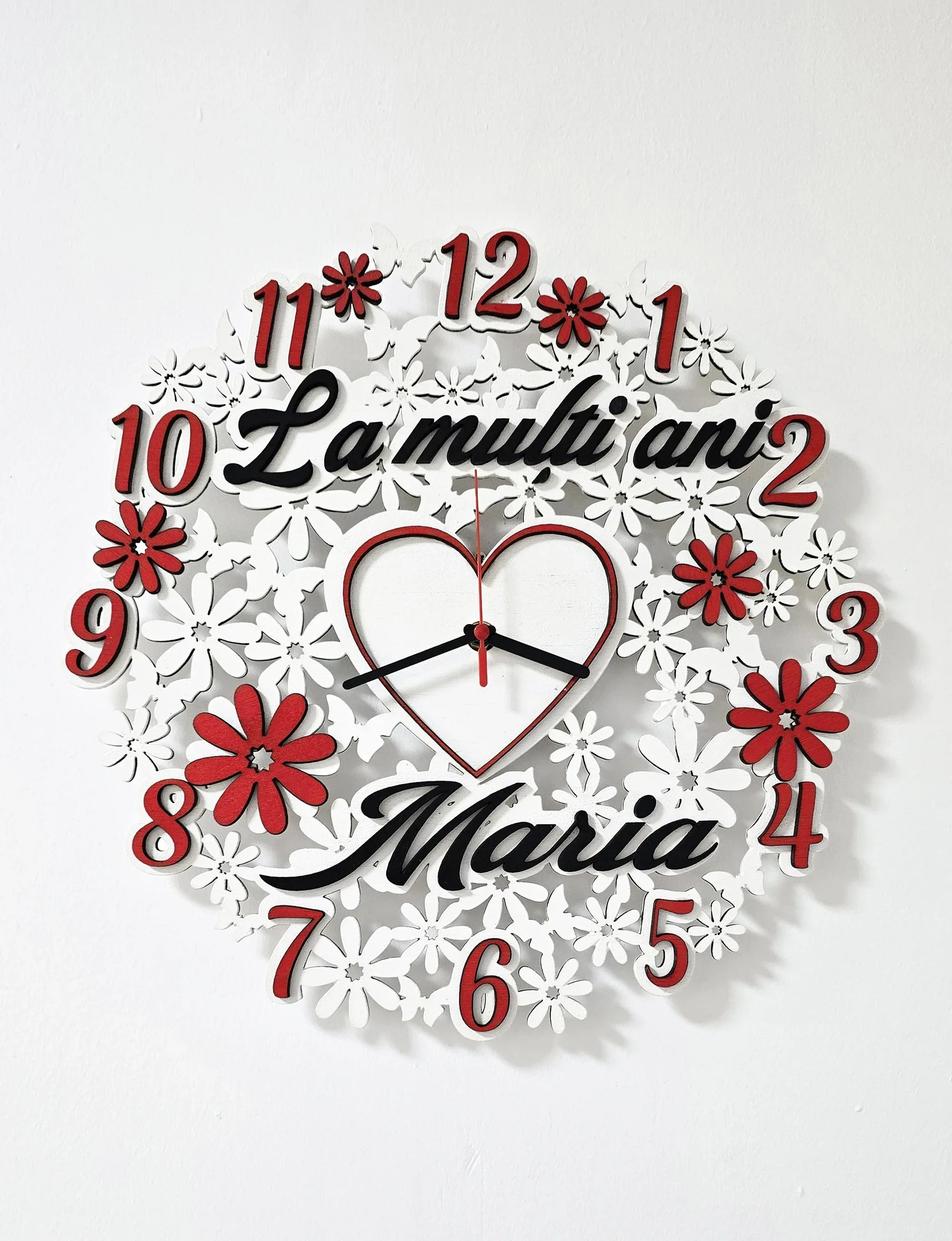 Ceas La multi ani Maria - Tete Print