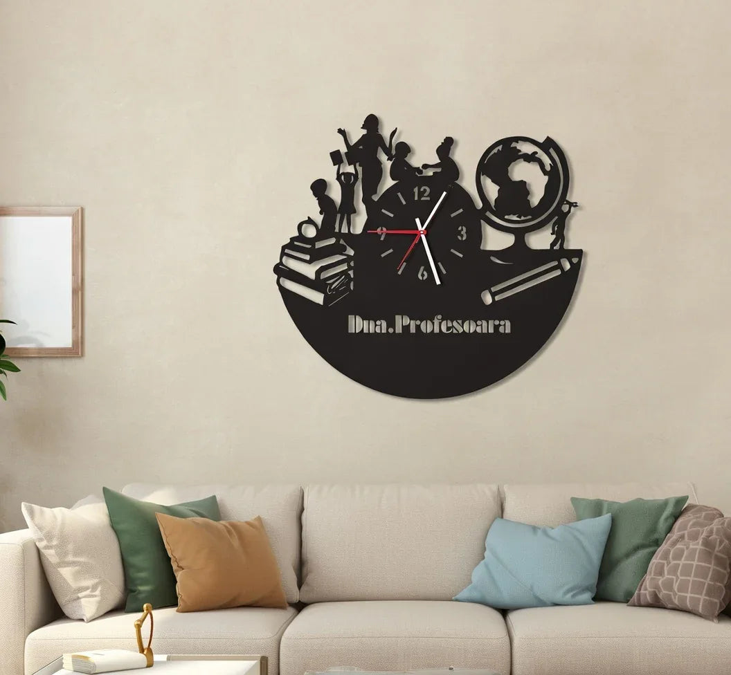 Ceas profesoara - Tete Print