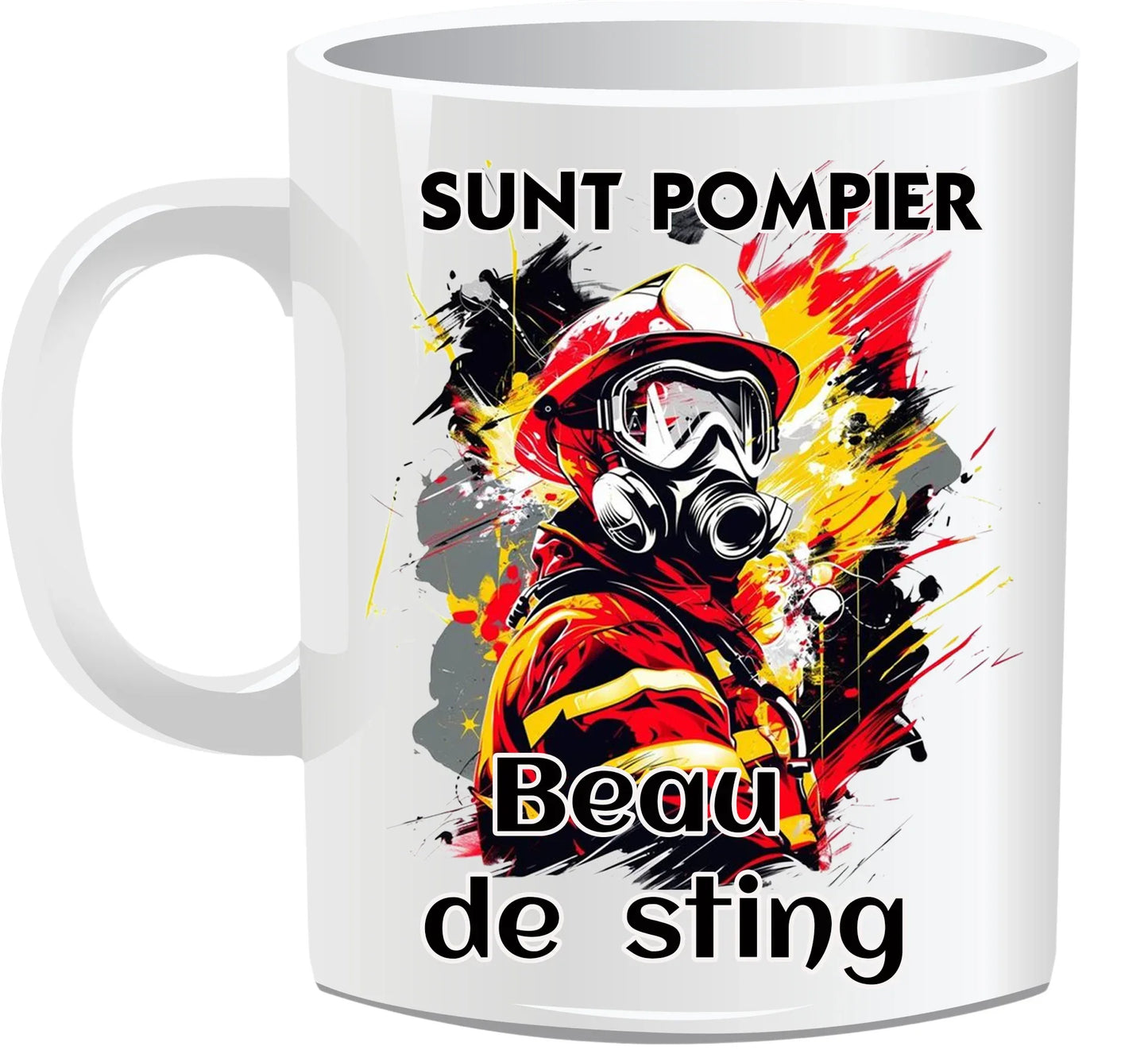 Cana sunt pompier beau de sting - Tete Print