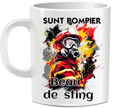 Cana sunt pompier beau de sting - Tete Print