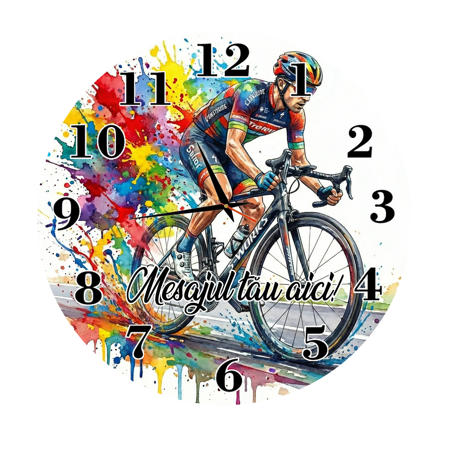 Ceas Biciclist - Tete Print