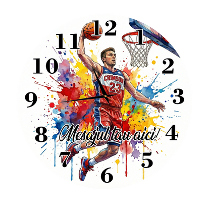 Ceas Personalizat Baschet - Tete Print