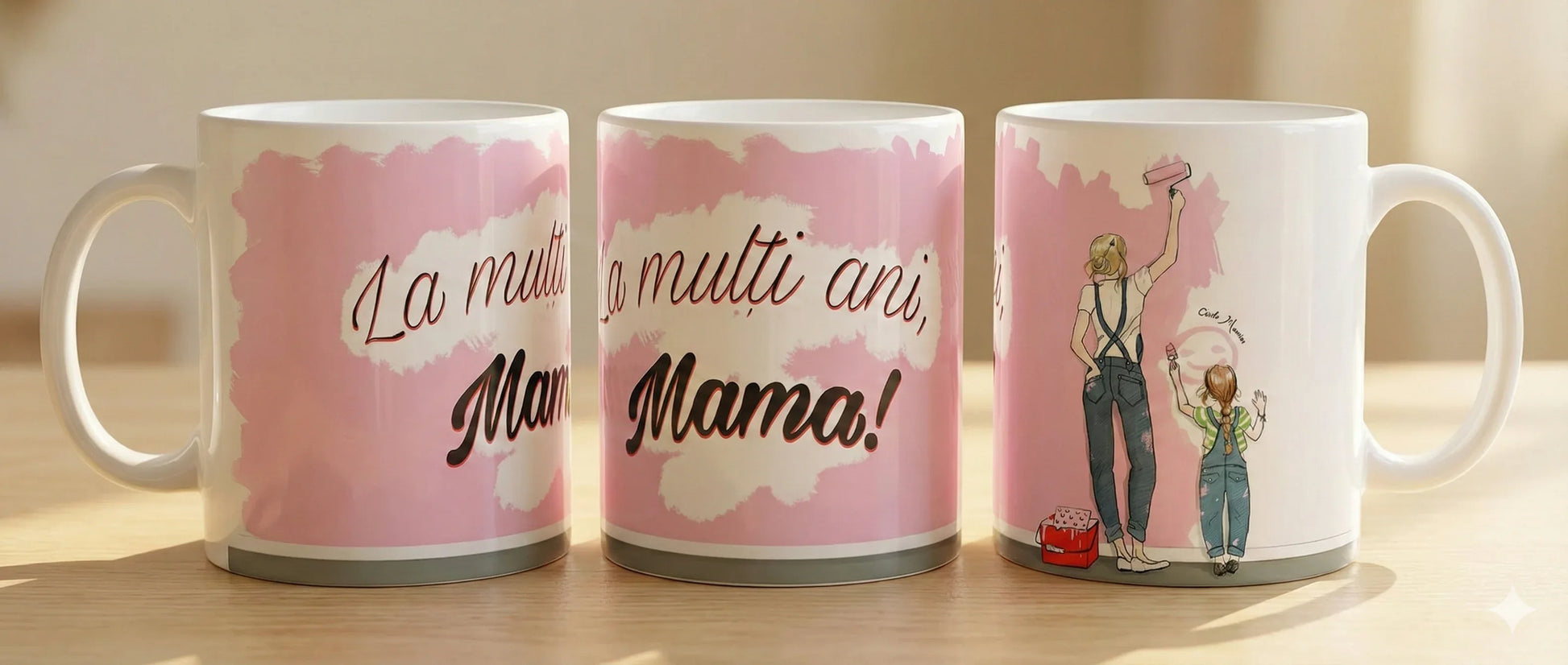Cana cu mesaj pentru mama - Tete Print