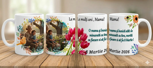 Cana pentru Mama , Bunica de 8 Martie - Tete Print