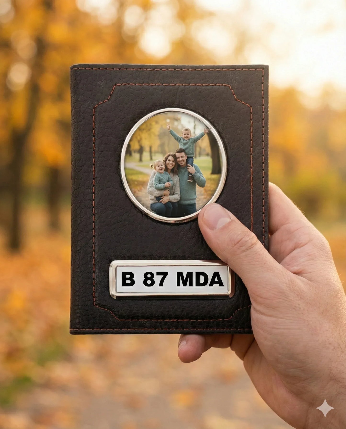 Portofel Acte auto cu fotografie - Tete Print