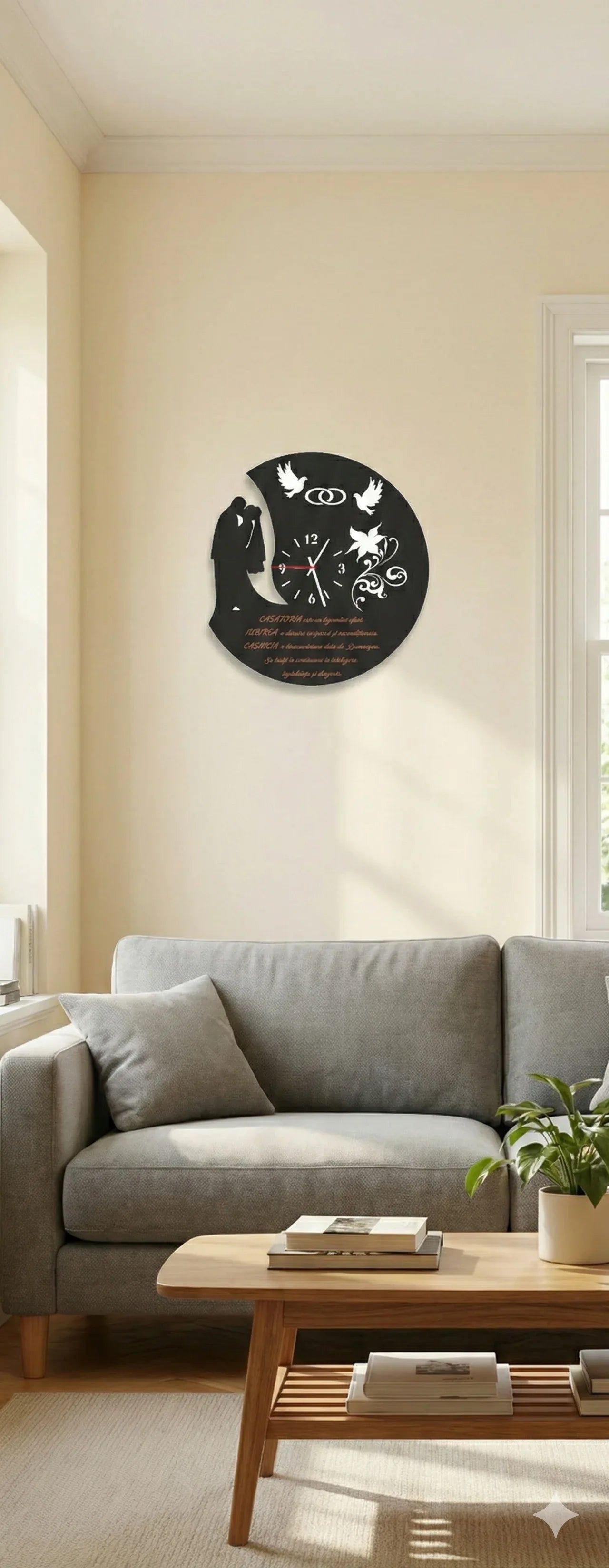 Ceas pentru tineri casatoriti - Tete Print