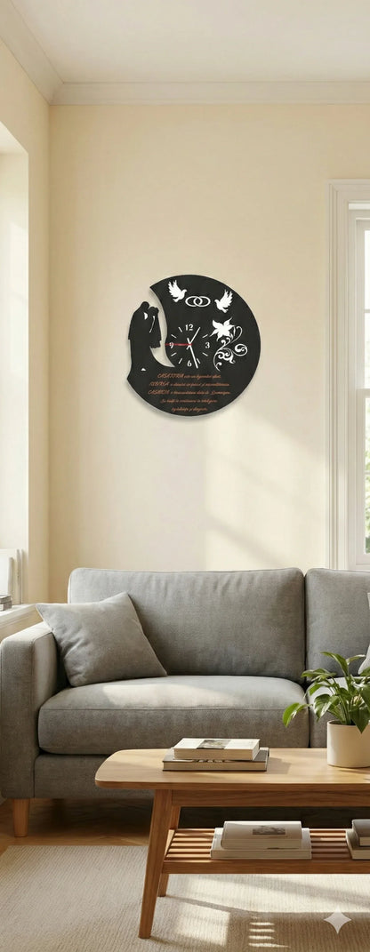 Ceas pentru tineri casatoriti - Tete Print