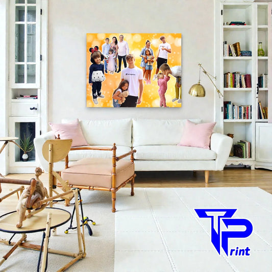 Tablou canvas personalizat colaj - Tete Print