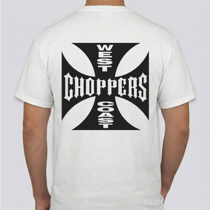 Tricou Negru Bărbați West Coast Choppers, Premium Cotton, Stil Biker / Urban