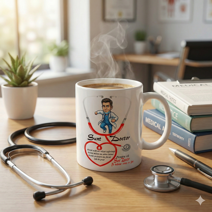 Cană Ceramică Sunt Doctor - Cadou pentru Medici 330ml