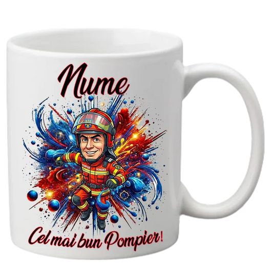 Cana pentru Pompier - Tete Print