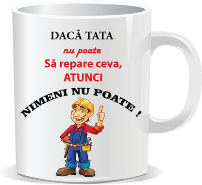 Cana pentru tata priceput - Tete Print