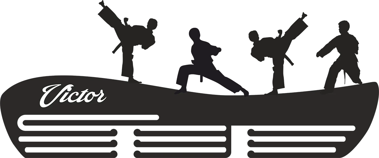 Suport Medalii Sportive Karate - Tete Print