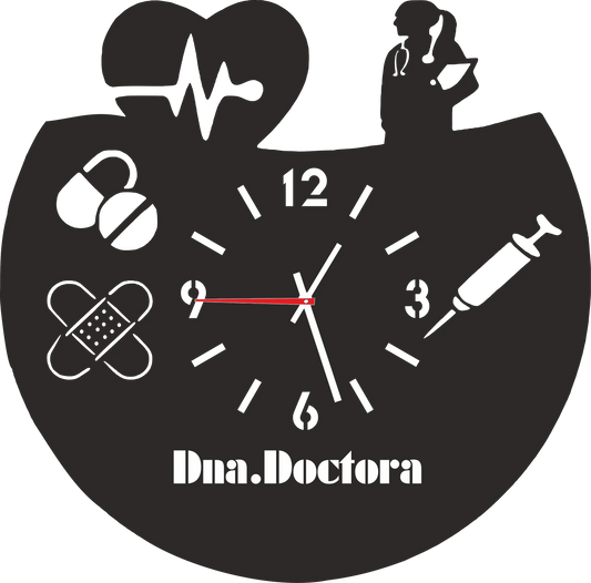 Ceas Doctorita - Tete Print