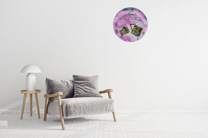 Ceas personalizat 35 cm pentru mama - Tete Print