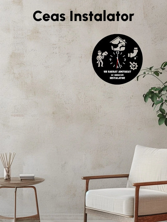 Ceas pentru un instalator - Tete Print