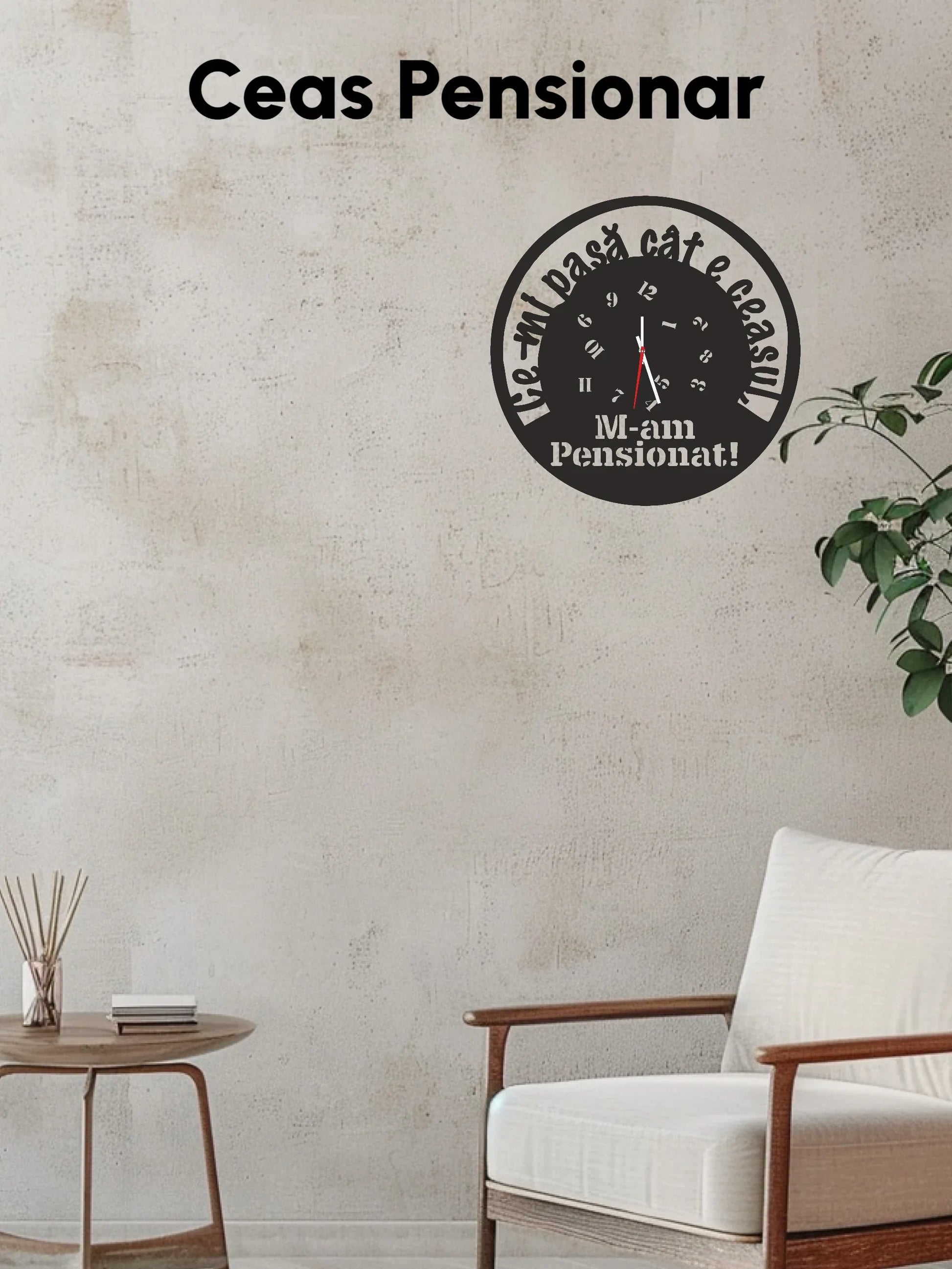 Ceas pentru Pensionar - Tete Print