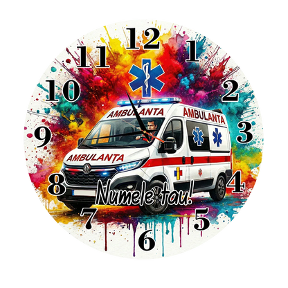 Ceas pentru sofer de ambulanta - Tete Print