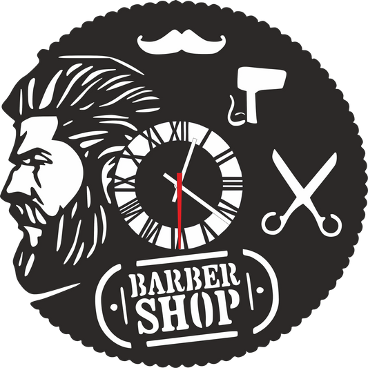Ceas Barber Shop 2 - Tete Print