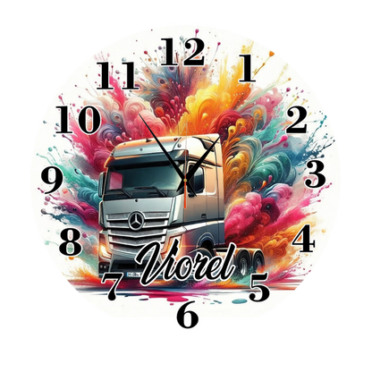 Ceas pentru sofer de camion Mercedes - Tete Print
