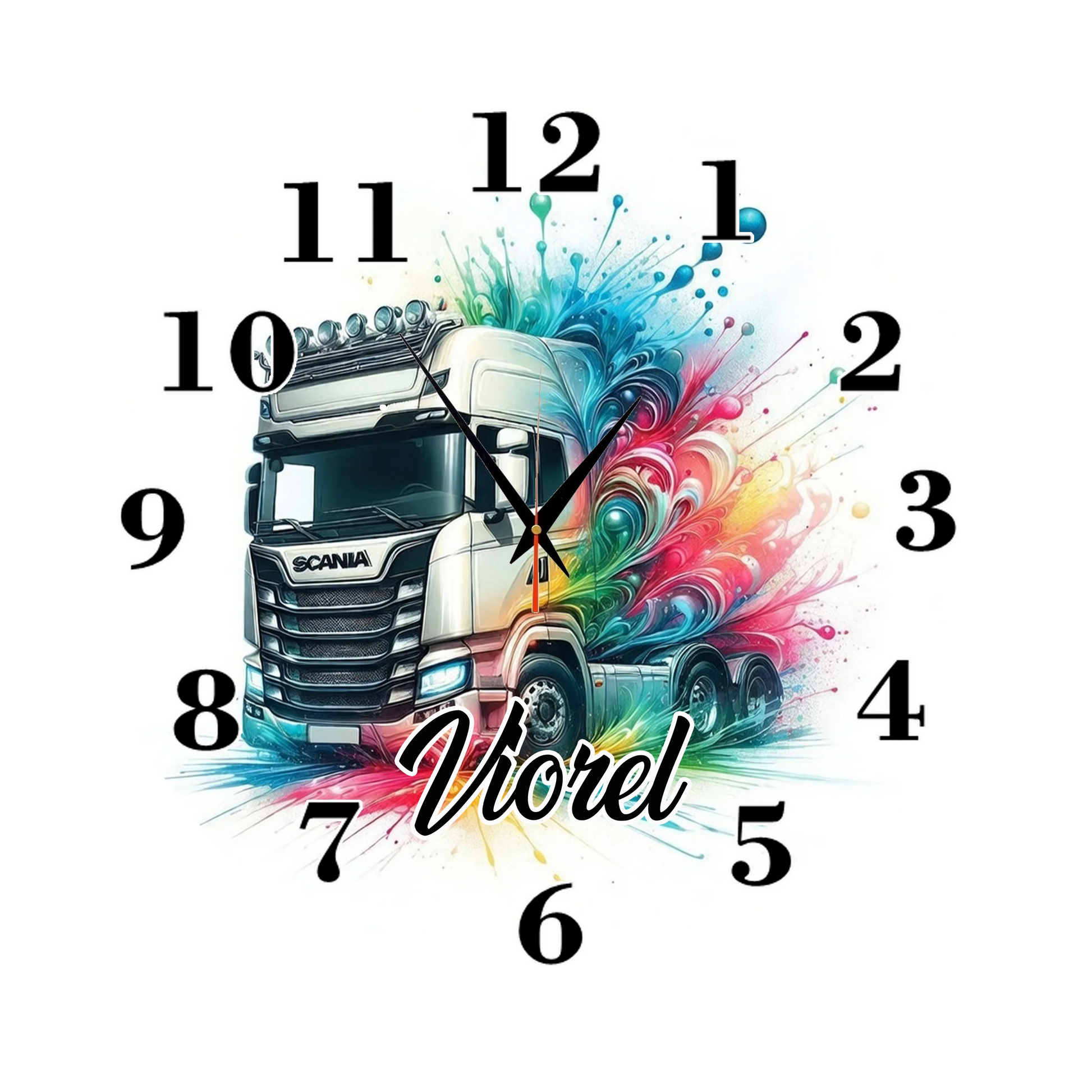 Ceas pentru sofer de camion Scania - Tete Print