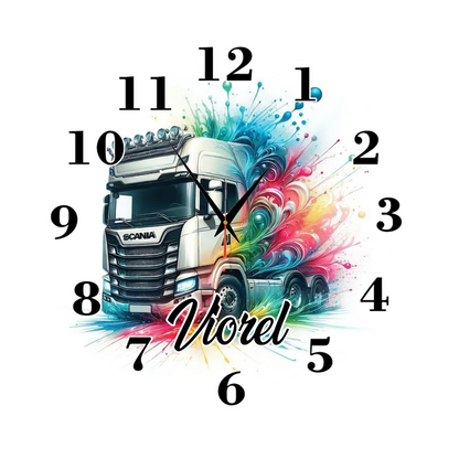 Ceas pentru sofer de camion Scania - Tete Print