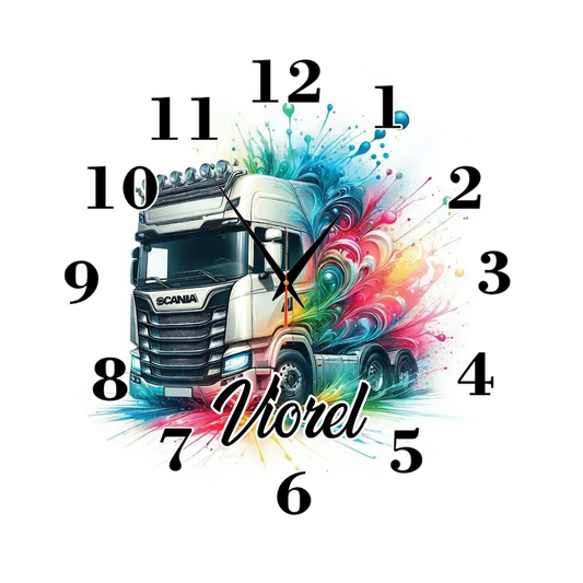 Ceas pentru sofer de camion Scania - Tete Print