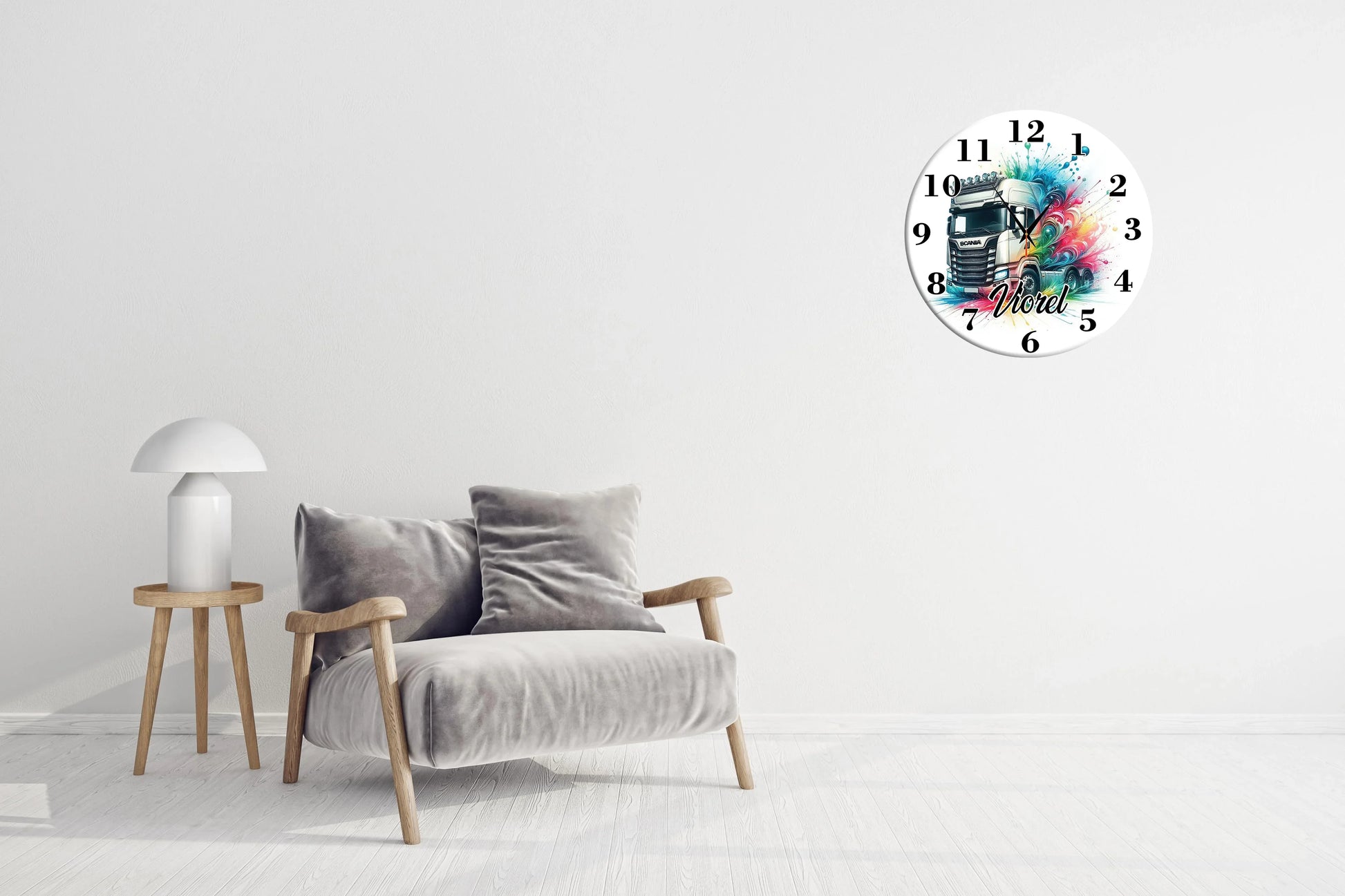 Ceas pentru sofer de camion Scania - Tete Print