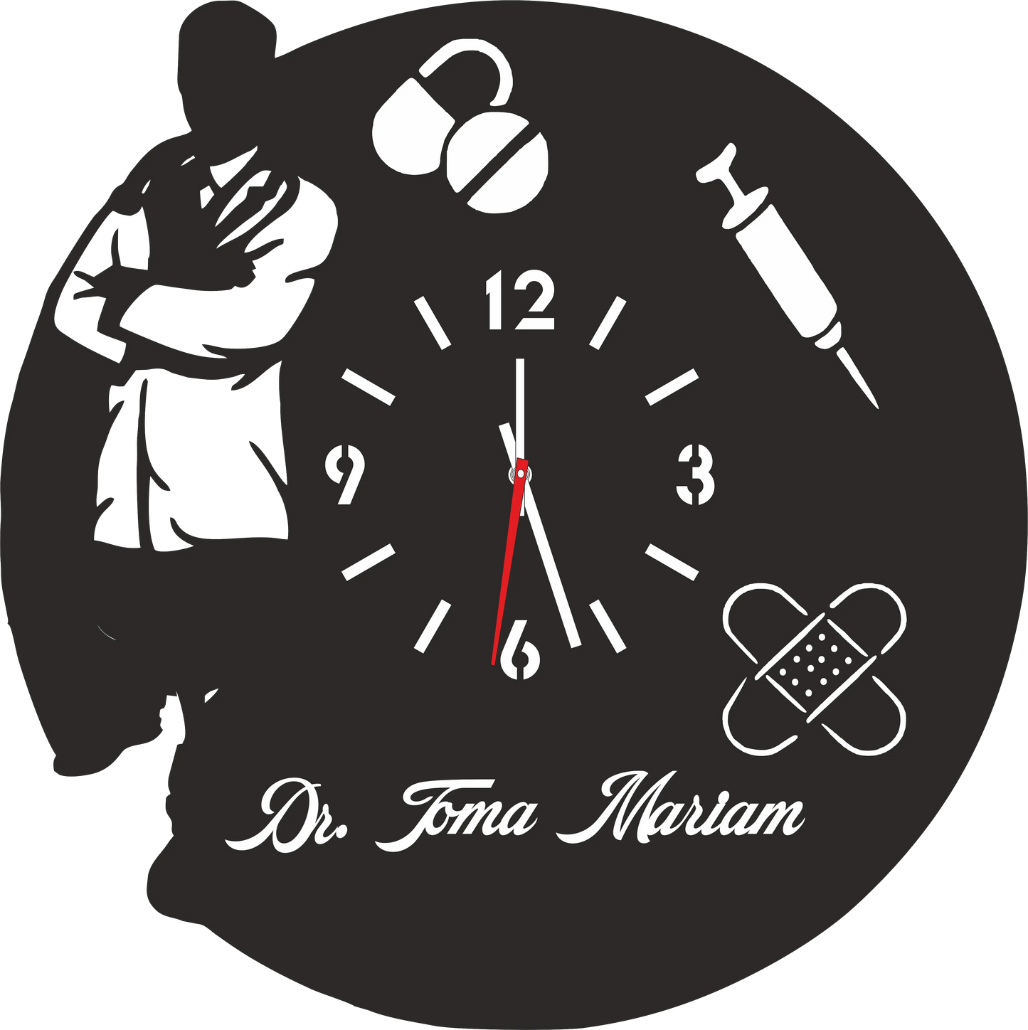 Ceas Doctor - Tete Print