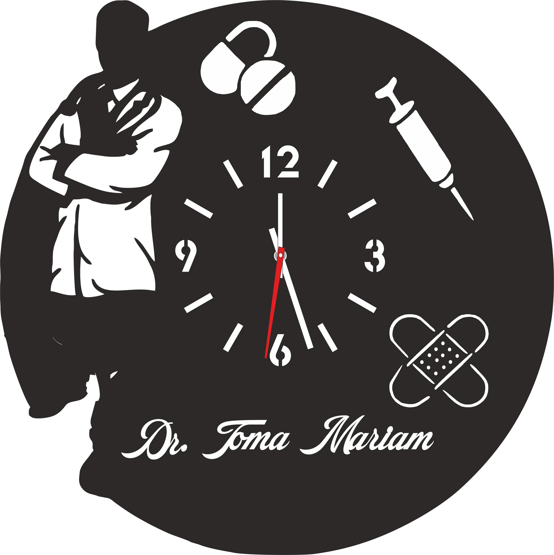 Ceas Doctor - Tete Print