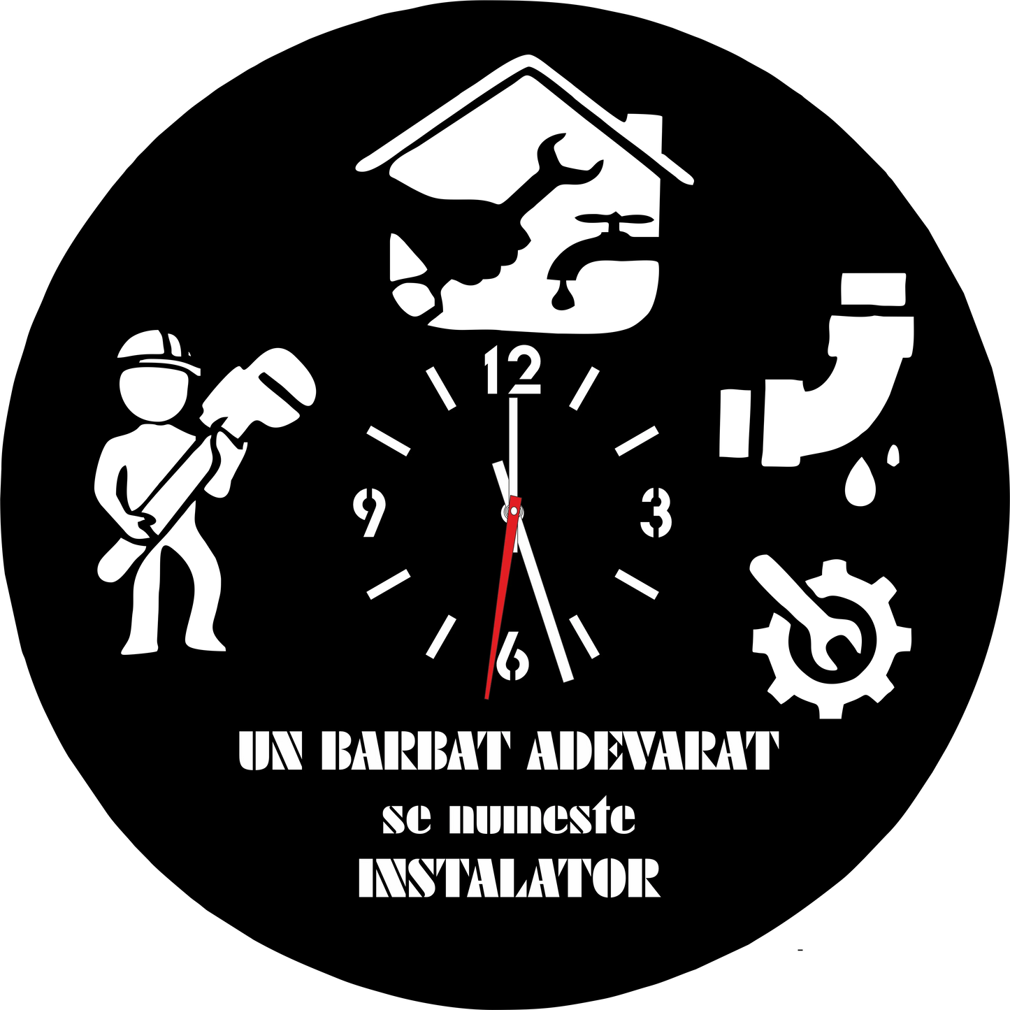 Ceas pentru un instalator - Tete Print