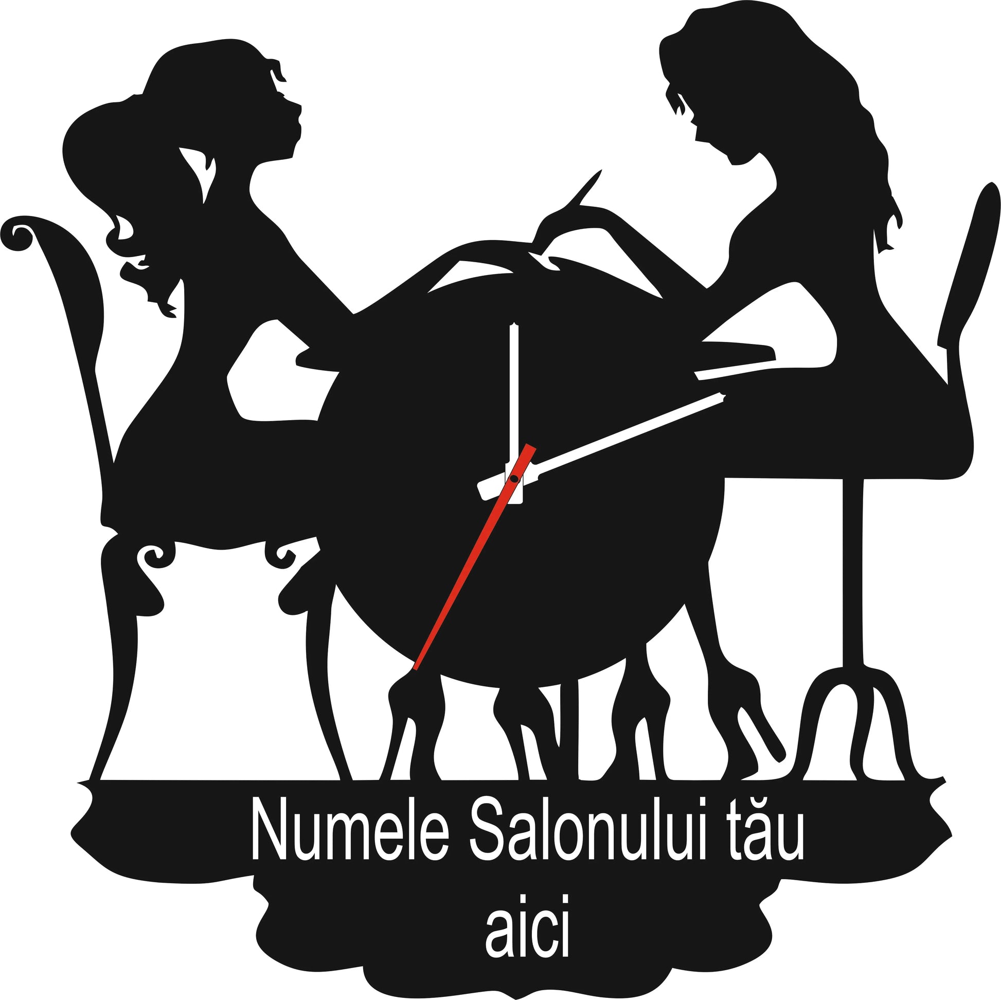 Ceas Salon Manchiură - Tete Print