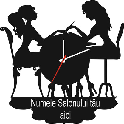 Ceas Salon Manchiură - Tete Print