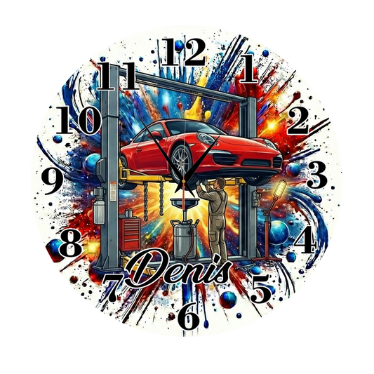Ceas pentru Mecanic - Tete Print