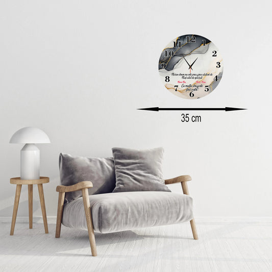 Ceas Personalizat pentru Nași - Tete Print