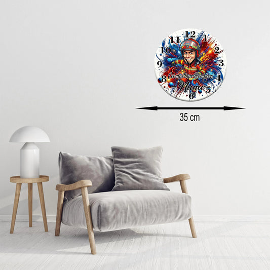 Ceas pentru cel mai bun pompier - Tete Print