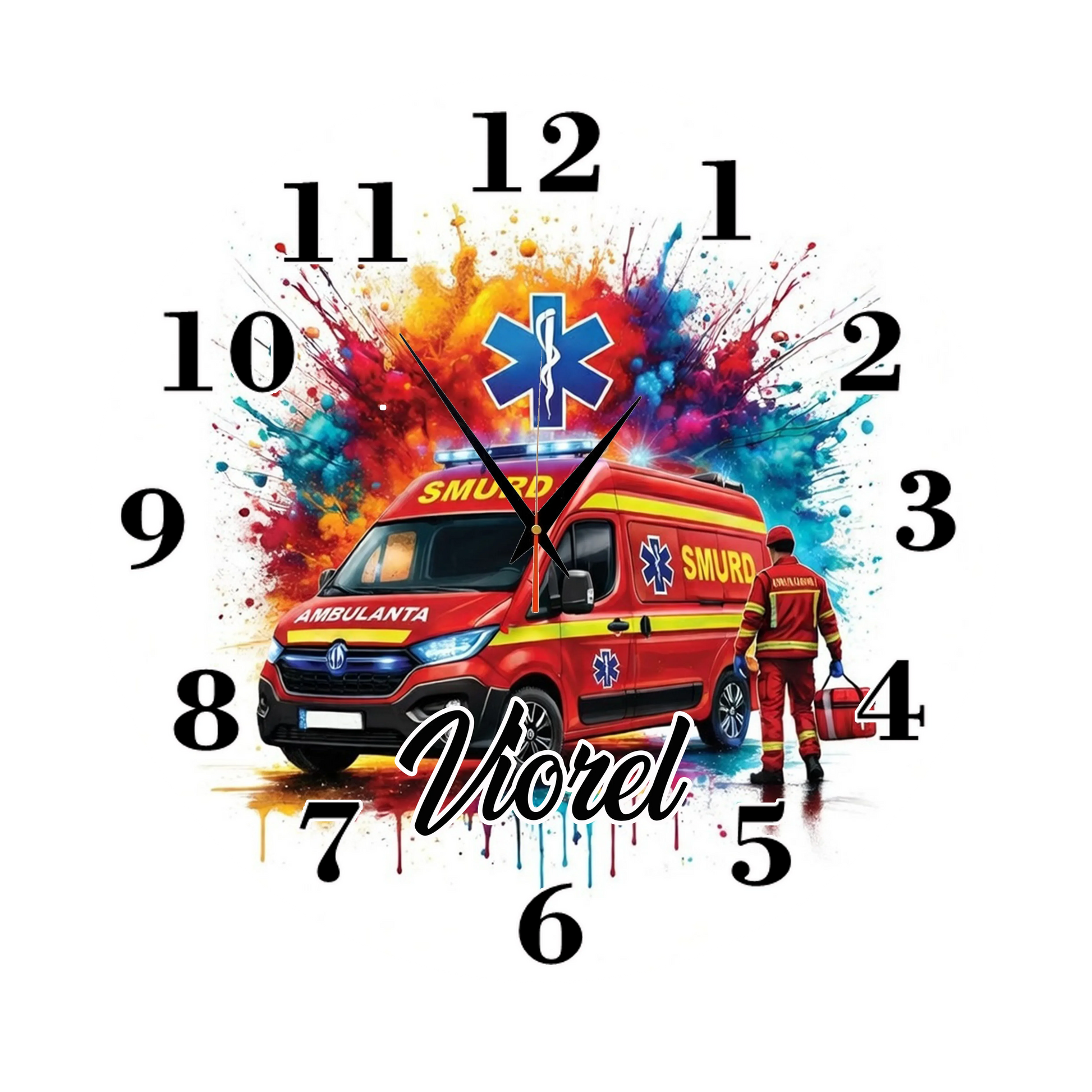 Ceas Smurd - Tete Print