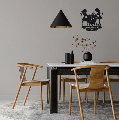 Ceas Salon Manchiură - Tete Print