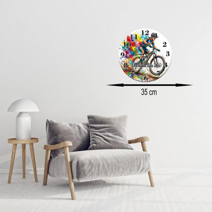 Ceas Personalizat Bicicleta Mountain Bike - Tete Print