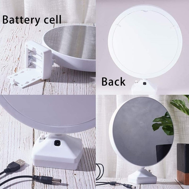 Oglindă Magică cu LED – Personalizabilă prin Sublimare (Rotundă)