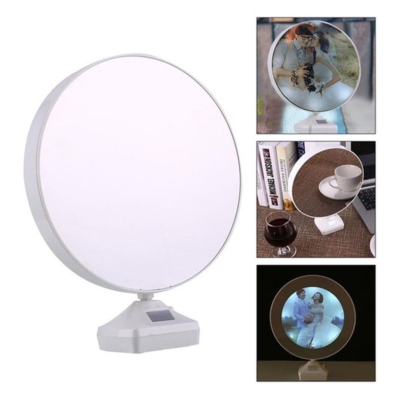 Oglindă Magică cu LED – Personalizabilă prin Sublimare (Rotundă)