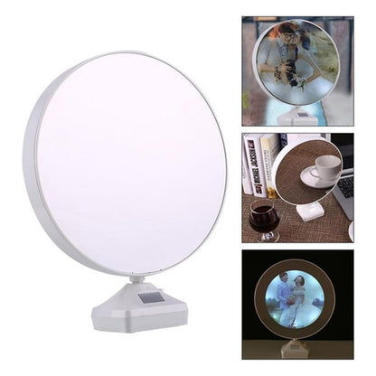 Oglindă Magică cu LED – Personalizabilă prin Sublimare (Rotundă)