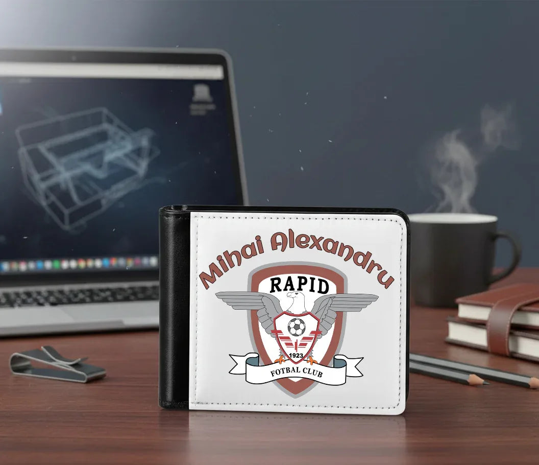 Portofel Personalizat cu logo-ul Rapid Bucuresti - Tete Print