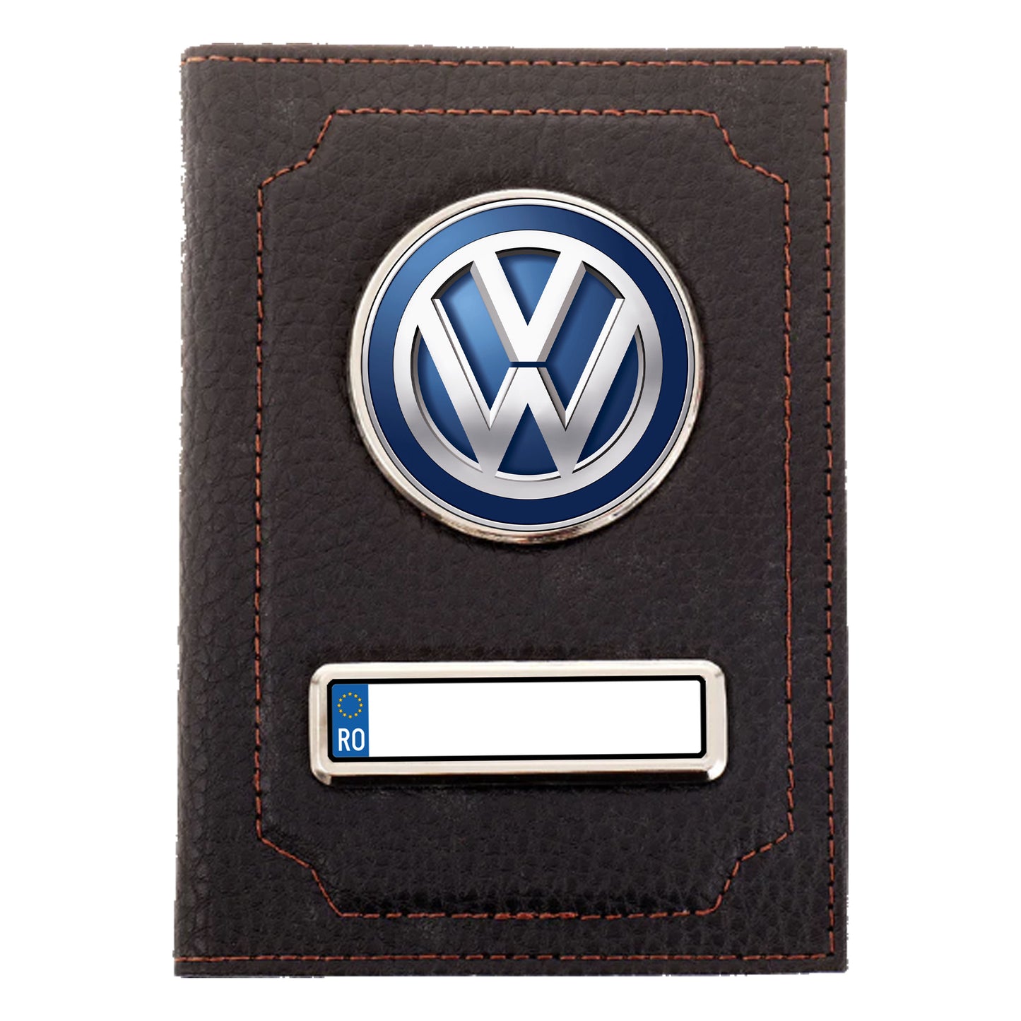 Portofel acte auto cu logo-ul Volkswagen si numarul masini