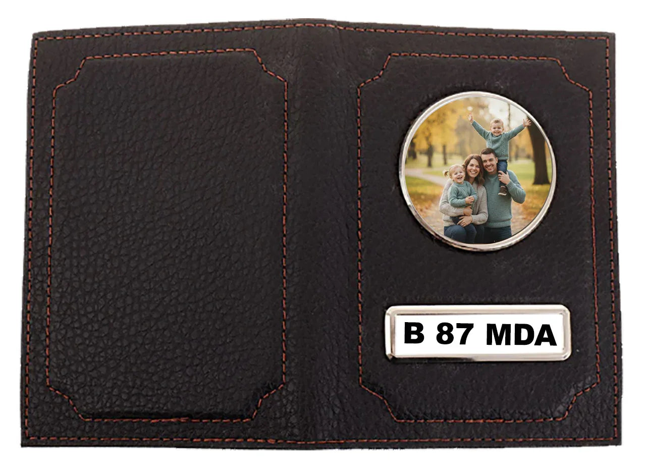 Portofel Acte auto cu fotografie - Tete Print