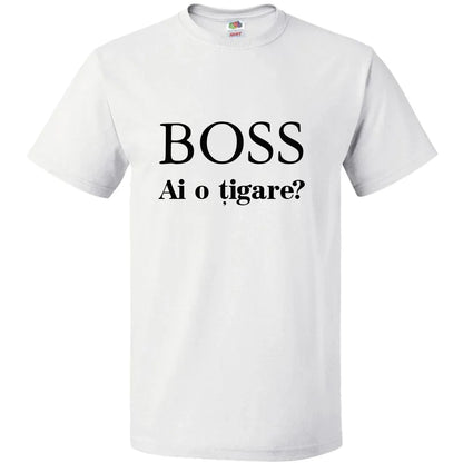 Tricou Boss ai o tigare - Tete Print